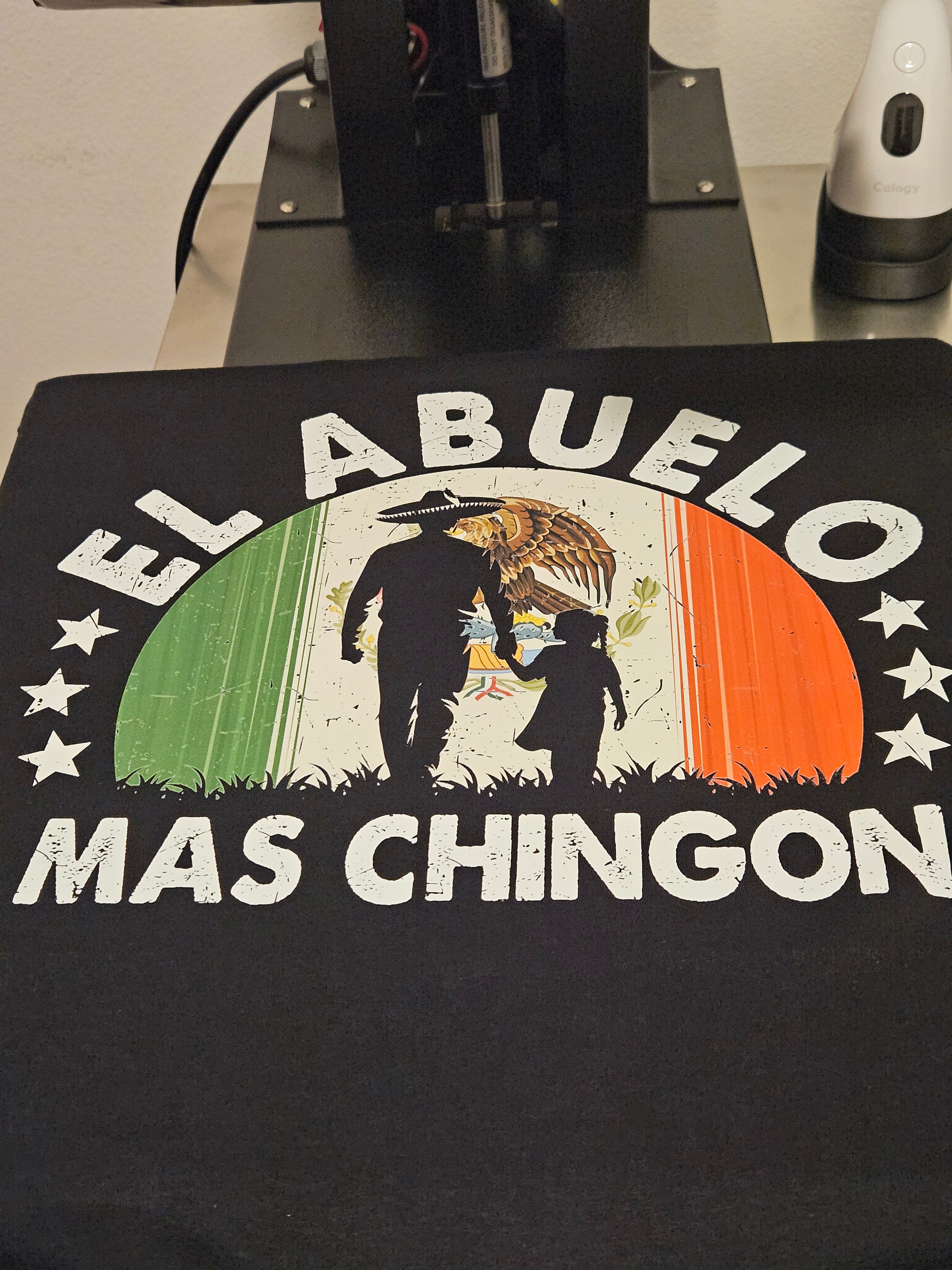 Custom El Abuelo Mas Chingon tee